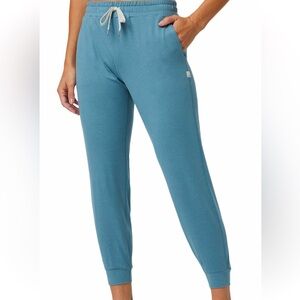 Vuori Teal Blue Drawstring Joggers